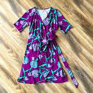Lilly Pulitzer Arina Mini Wrap Dress in Pocket Full of Posies